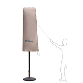 Sekey 160 x 50/62 cm protective cover for double parasol, made of polyester fabric